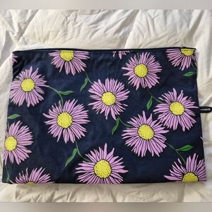Large Floral BAGGU Zippered Pouch